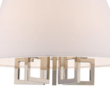 Crystorama Libby Langdon Westwood 5 Light Polished Nickel Semi Flush Mount