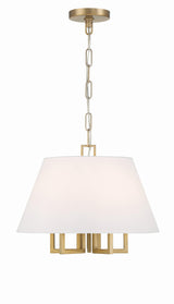 Crystorama Libby Langdon Westwood 5 Light Vibrant Gold Pendant