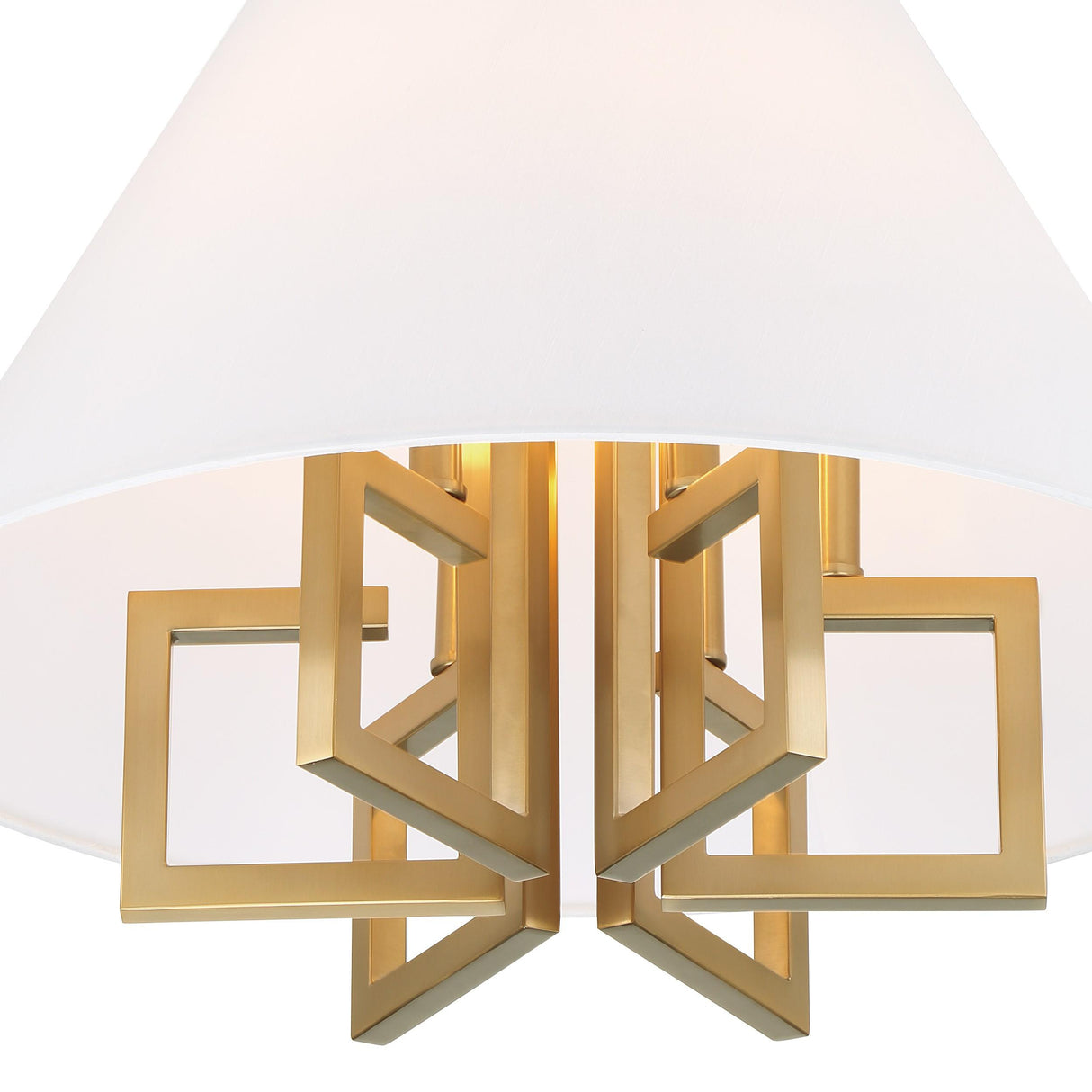 Crystorama Libby Langdon Westwood 6 Light Vibrant Gold Chandelier