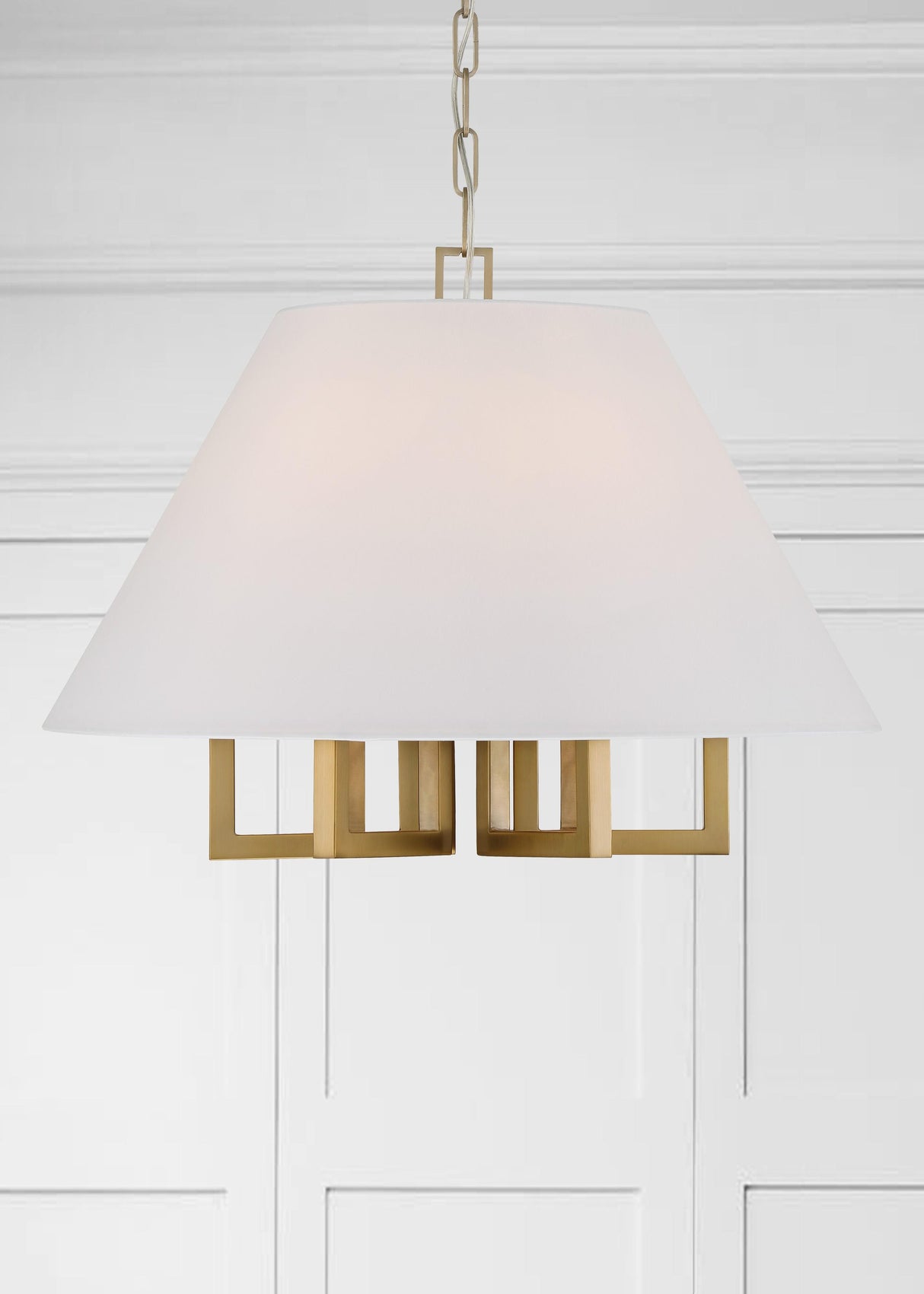 Crystorama Libby Langdon Westwood 6 Light Vibrant Gold Chandelier
