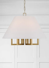 Crystorama Libby Langdon Westwood 6 Light Vibrant Gold Chandelier