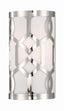Crystorama Libby Langdon Jennings 1 Light Polished Nickel Sconce
