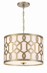 Crystorama Libby Langdon Jennings 3 Light Aged Brass Pendant