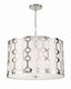 Crystorama Libby Langdon Jennings 5 Light Polished Nickel Pendant