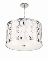 Crystorama Libby Langdon Jennings 5 Light Polished Nickel Pendant