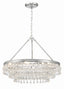 Crystorama Calypso 6 Light Polished Chrome Chandelier