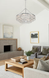 Crystorama Calypso 6 Light Polished Chrome Chandelier