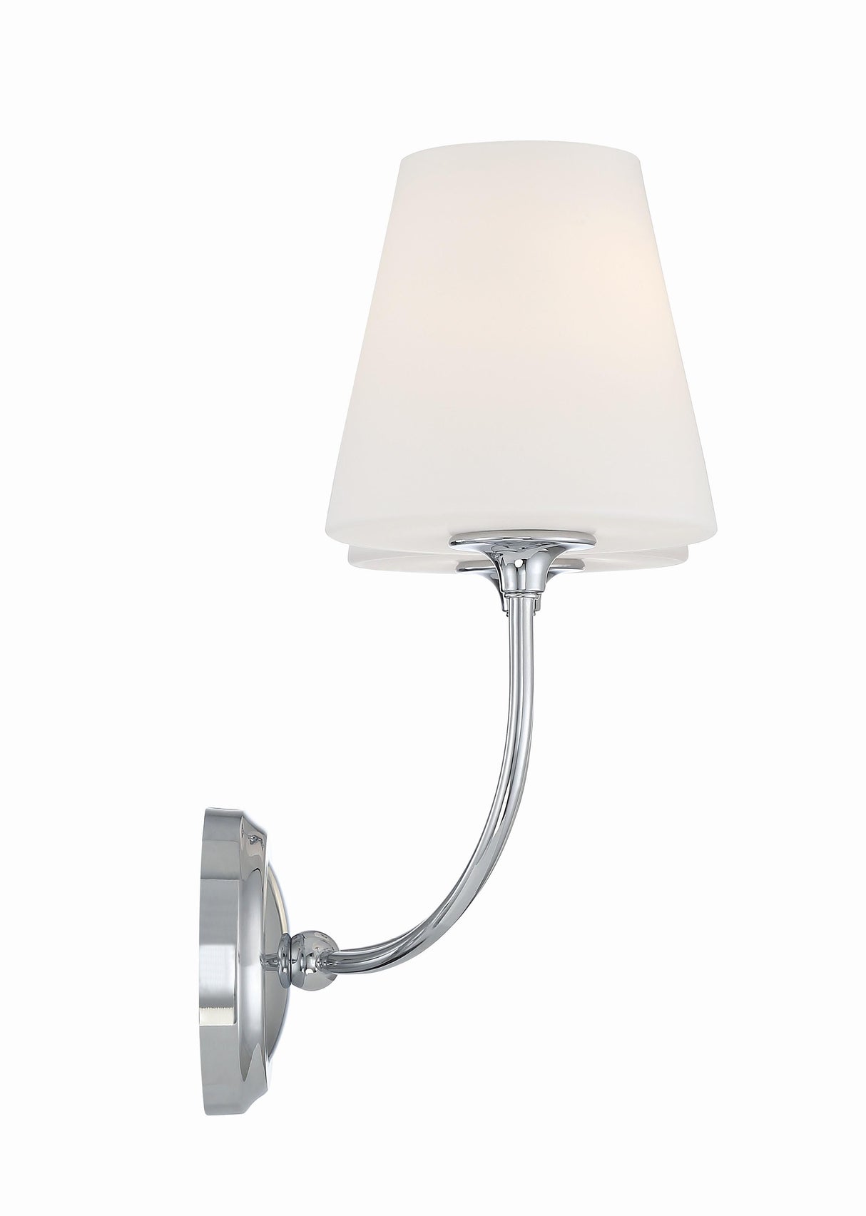 Crystorama Libby Langdon Sylvan 2 Light Polished Chrome Sconce
