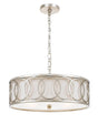 Crystorama Libby Langdon Graham 6 Light Antique Silver Chandelier