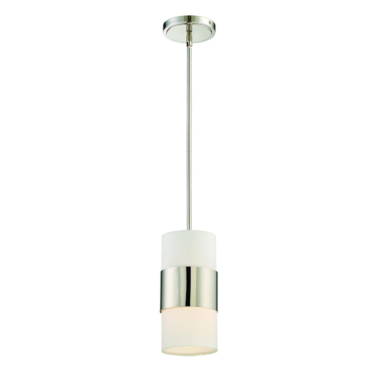 Crystorama Libby Langdon Grayson 1 Light Polished Nickel Mini Pendant