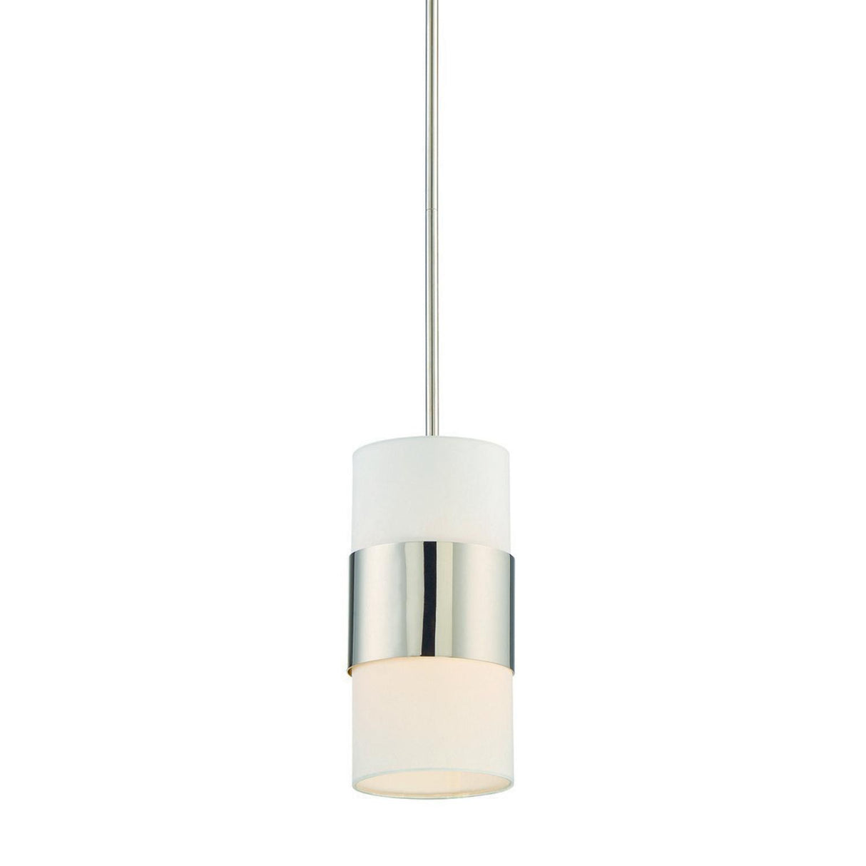 Crystorama Libby Langdon Grayson 1 Light Polished Nickel Mini Pendant