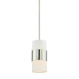 Crystorama Libby Langdon Grayson 1 Light Polished Nickel Mini Pendant