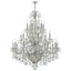Crystorama Imperial 26 Light Hand Cut Crystal Polished Chrome Chandelier
