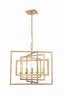 Crystorama Capri 5 Light Antique Gold Chandelier