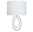 Crystorama Layla 2 Light Antique Silver Sconce