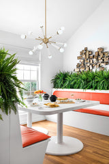 Crystorama Zodiac 12 Light Aged Brass + Matte White Chandelier