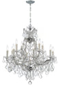 Crystorama Maria Theresa 13 Light Spectra Crystal Polished Chrome Chandelier