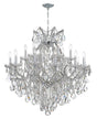 Crystorama Maria Theresa 19 Light Swarovski Strass Crystal Polished Chrome Chandelier