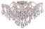 Crystorama Maria Theresa 5 Light Swarovski Strass Crystal Polished Chrome Semi Flush Mount