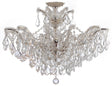 Crystorama Maria Theresa 6 Light Swarovski Strass Crystal Polished Chrome Semi Flush Mount