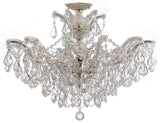Crystorama Maria Theresa 6 Light Swarovski Strass Crystal Polished Chrome Semi Flush Mount