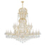 Crystorama Maria Theresa 37 Light Spectra Crystal Gold Chandelier