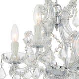 Crystorama Maria Theresa 4 Light Hand Cut Crystal Polished Chrome Mini Chandelier