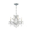 Crystorama Maria Theresa 4 Light Swarovski Strass Crystal Polished Chrome Mini Chandelier