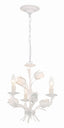 Crystorama Southport 3 Light Wet White Mini Chandelier
