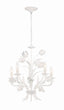 Crystorama Southport 5 Light Wet White Chandelier