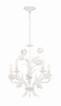 Crystorama Southport 5 Light Wet White Chandelier