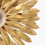 Crystorama Broche 1 Light Antique Gold Sconce