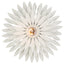 Crystorama Broche 1 Light Matte White Sconce