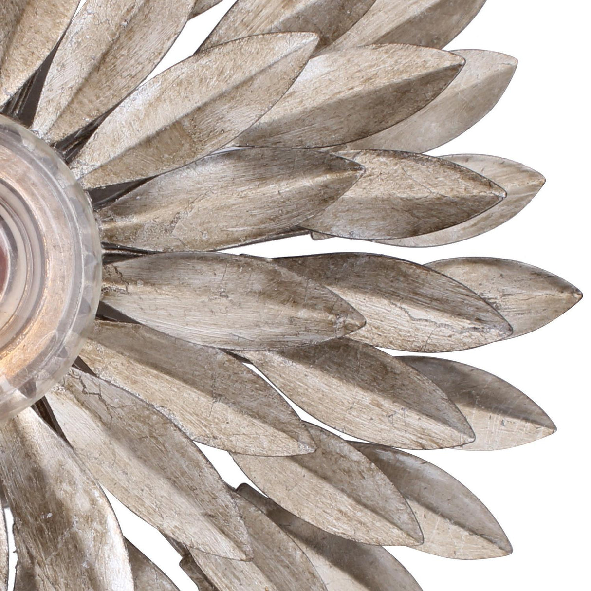 Crystorama Broche 1 Light Antique Silver Sconce