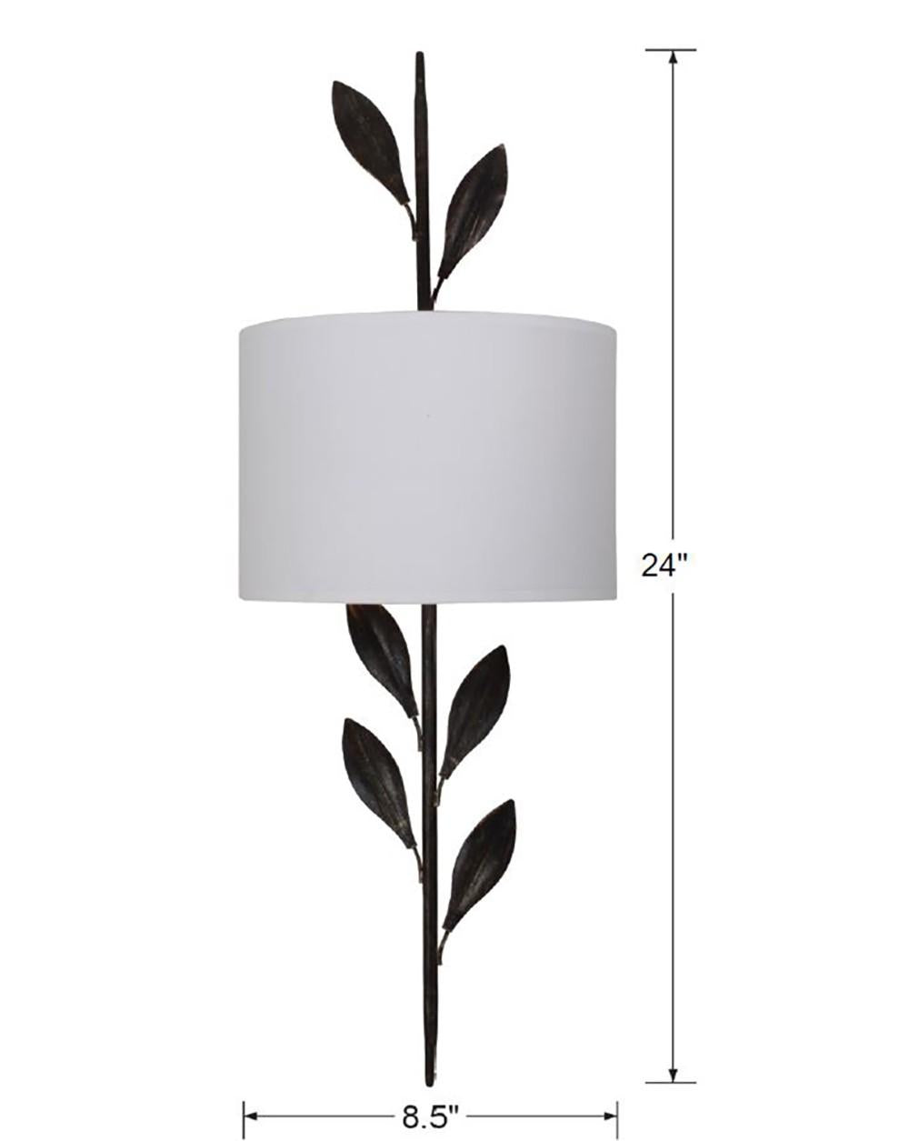 Crystorama Broche 2 Light English Bronze Sconce