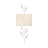 Crystorama Broche 2 Light Matte White Sconce