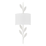 Crystorama Broche 2 Light Matte White Sconce