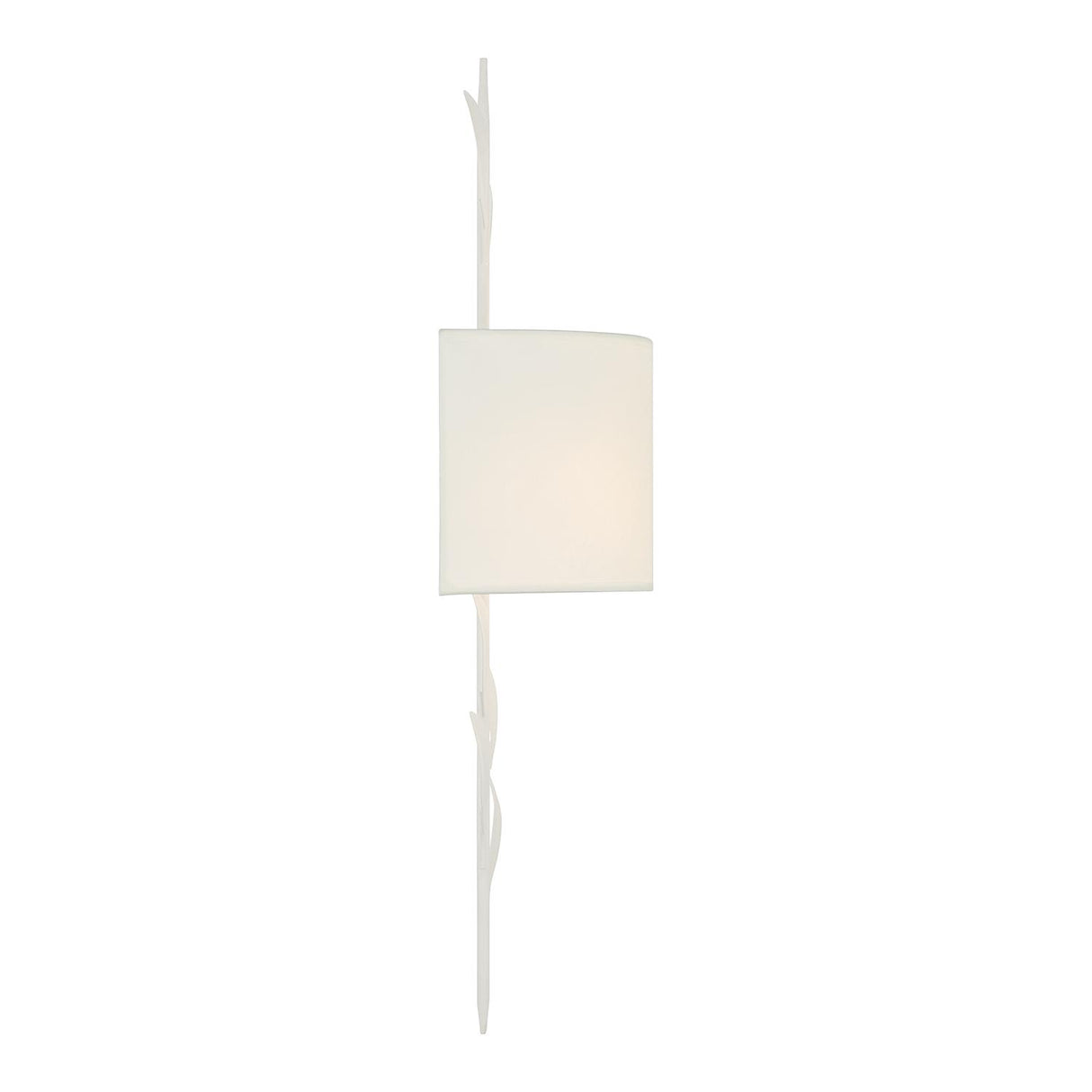Crystorama Broche 2 Light Matte White Sconce