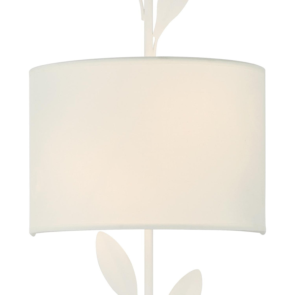 Crystorama Broche 2 Light Matte White Sconce