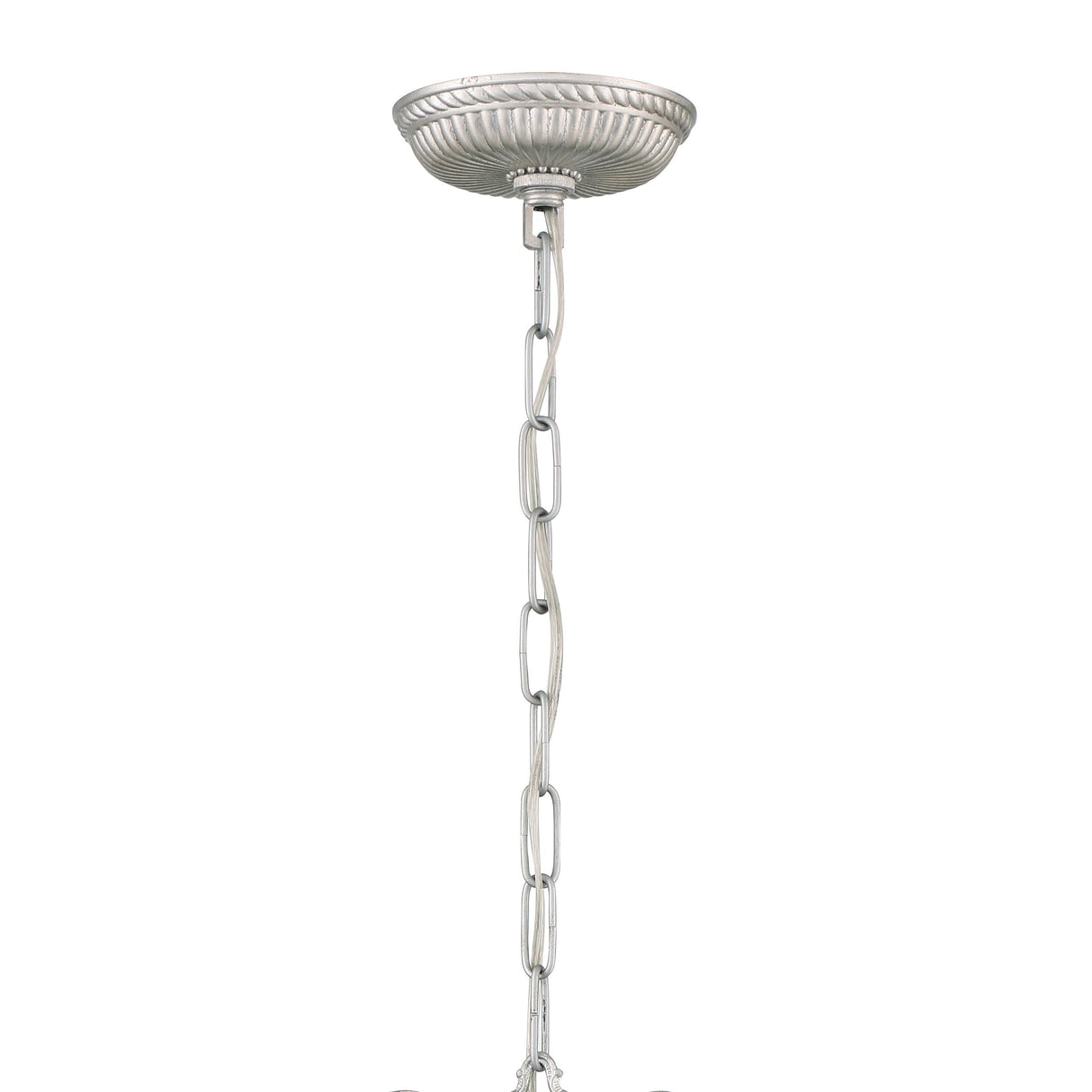 Crystorama Ashton 4 Light Swarovski Strass Crystal Olde Silver Mini Chandelier