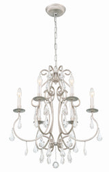 Crystorama Ashton 6 Light Swarovski Strass Crystal Olde Silver Chandelier