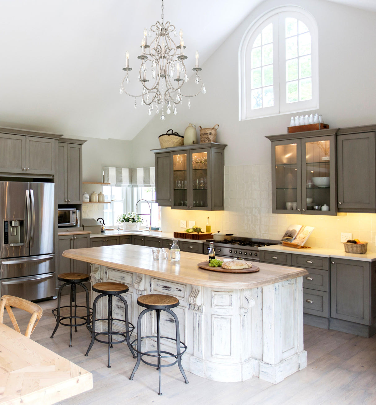 Crystorama Ashton 9 Light Hand Cut Crystal Olde Silver Chandelier