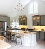 Crystorama Ashton 9 Light Hand Cut Crystal Olde Silver Chandelier