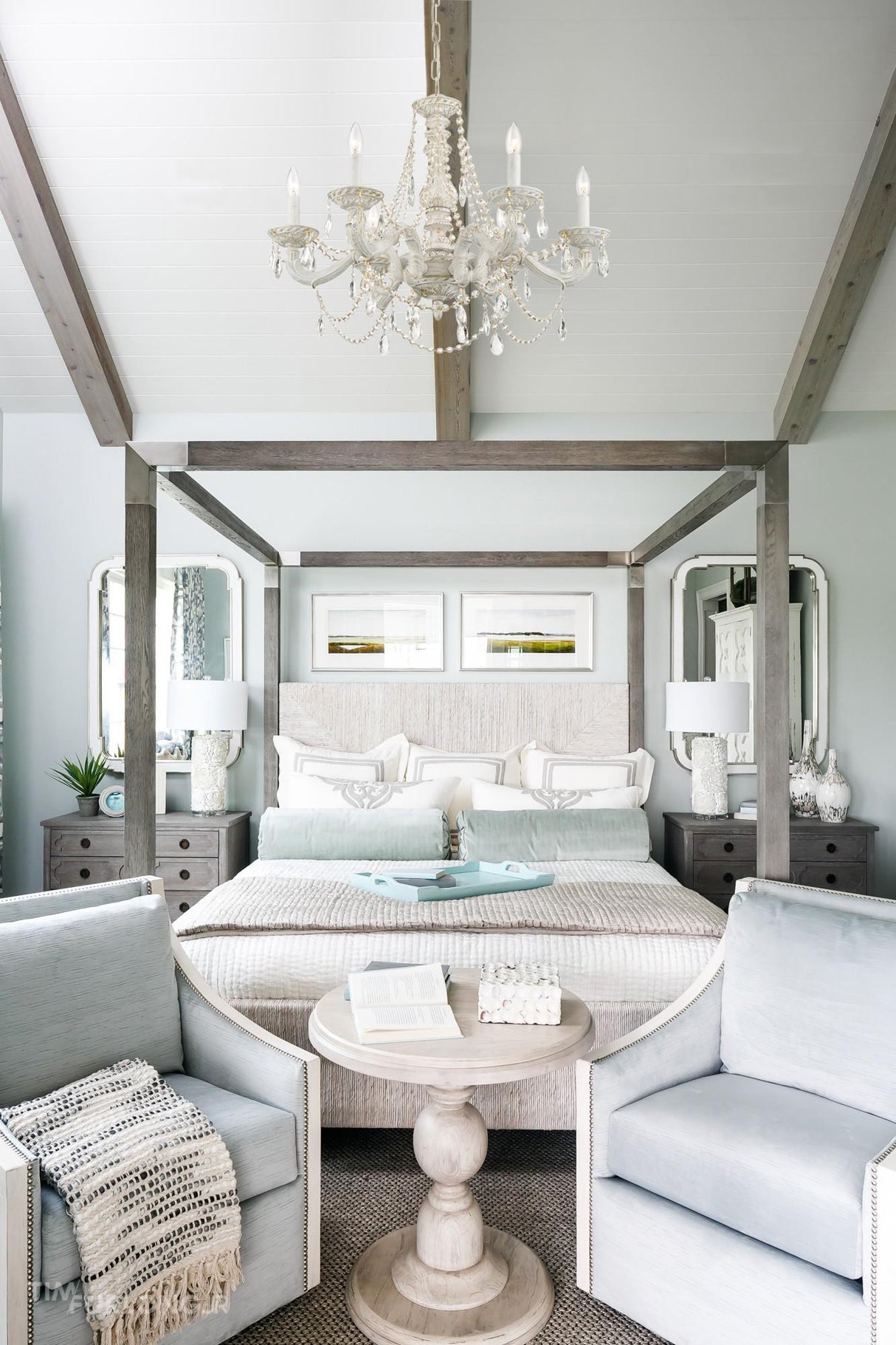 Crystorama Paris Market 6 Light Clear Crystal Antique White Chandelier