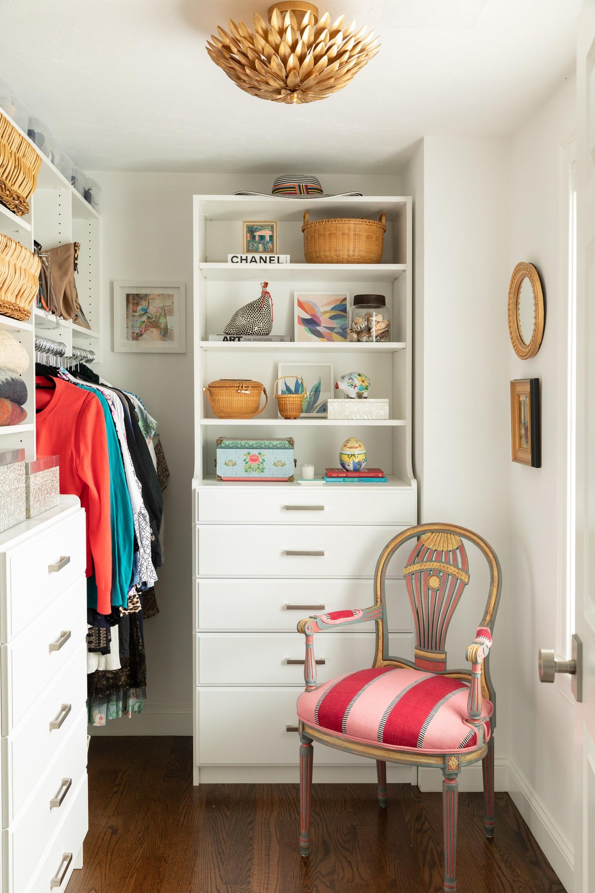 Crystorama Broche 4 Light Antique Gold Semi Flush Mount