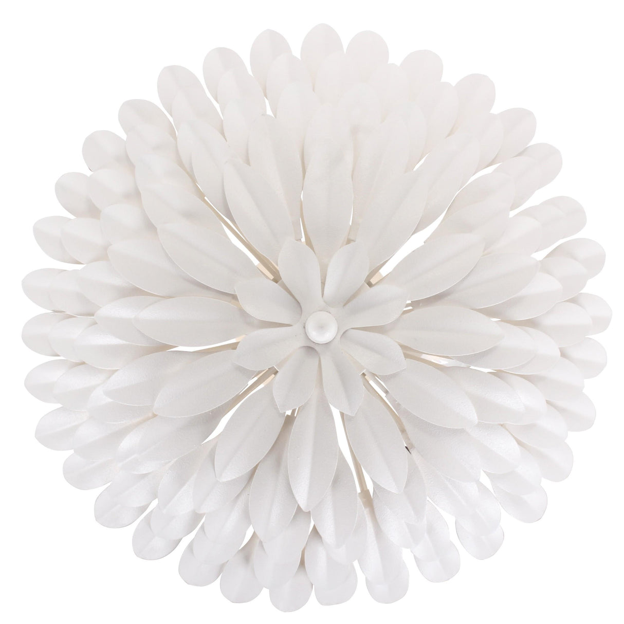 Crystorama Broche 4 Light Matte White Semi Flush Mount