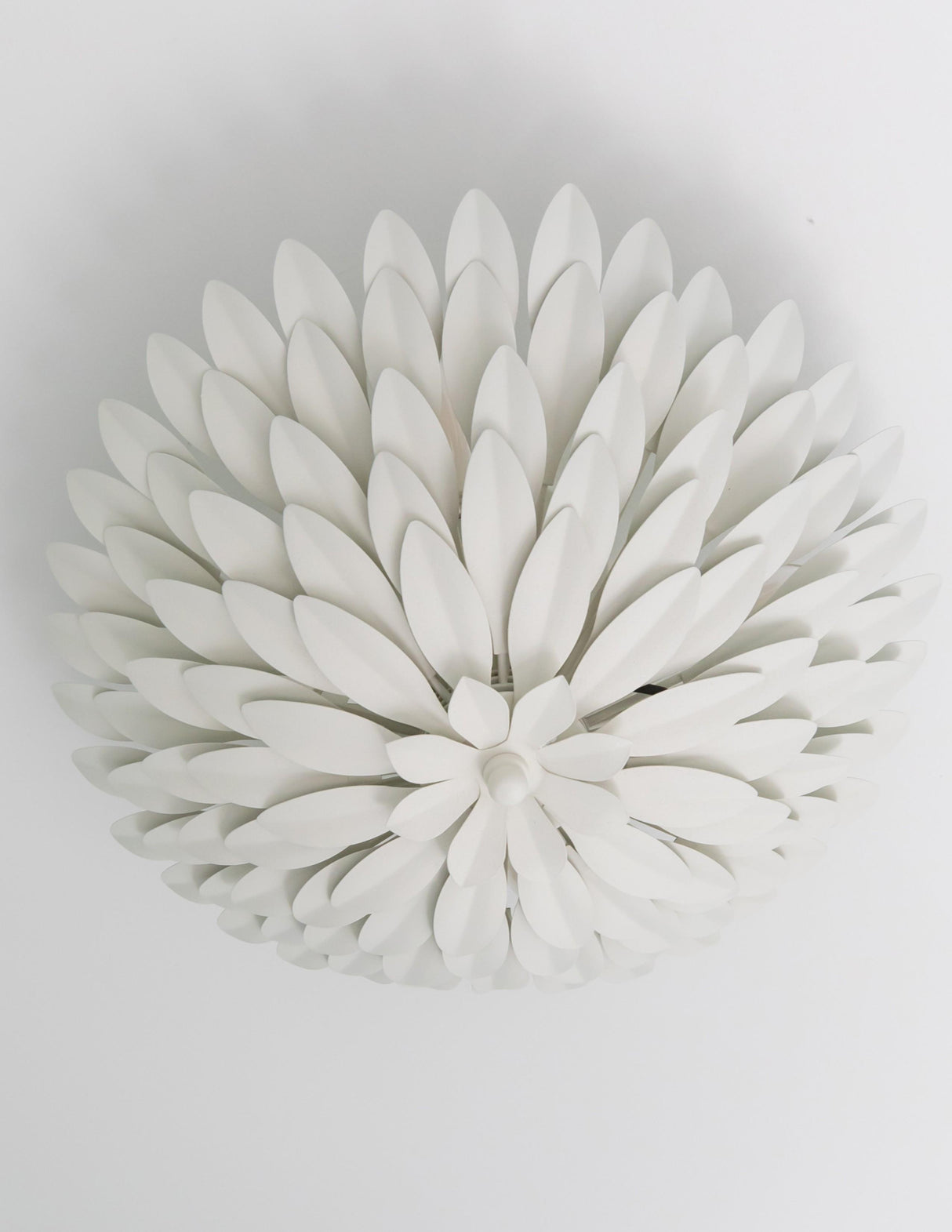 Crystorama Broche 4 Light Matte White Semi Flush Mount