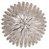 Crystorama Broche 4 Light Antique Silver Semi Flush Mount