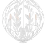 Crystorama Broche 6 Light Matte White Chandelier