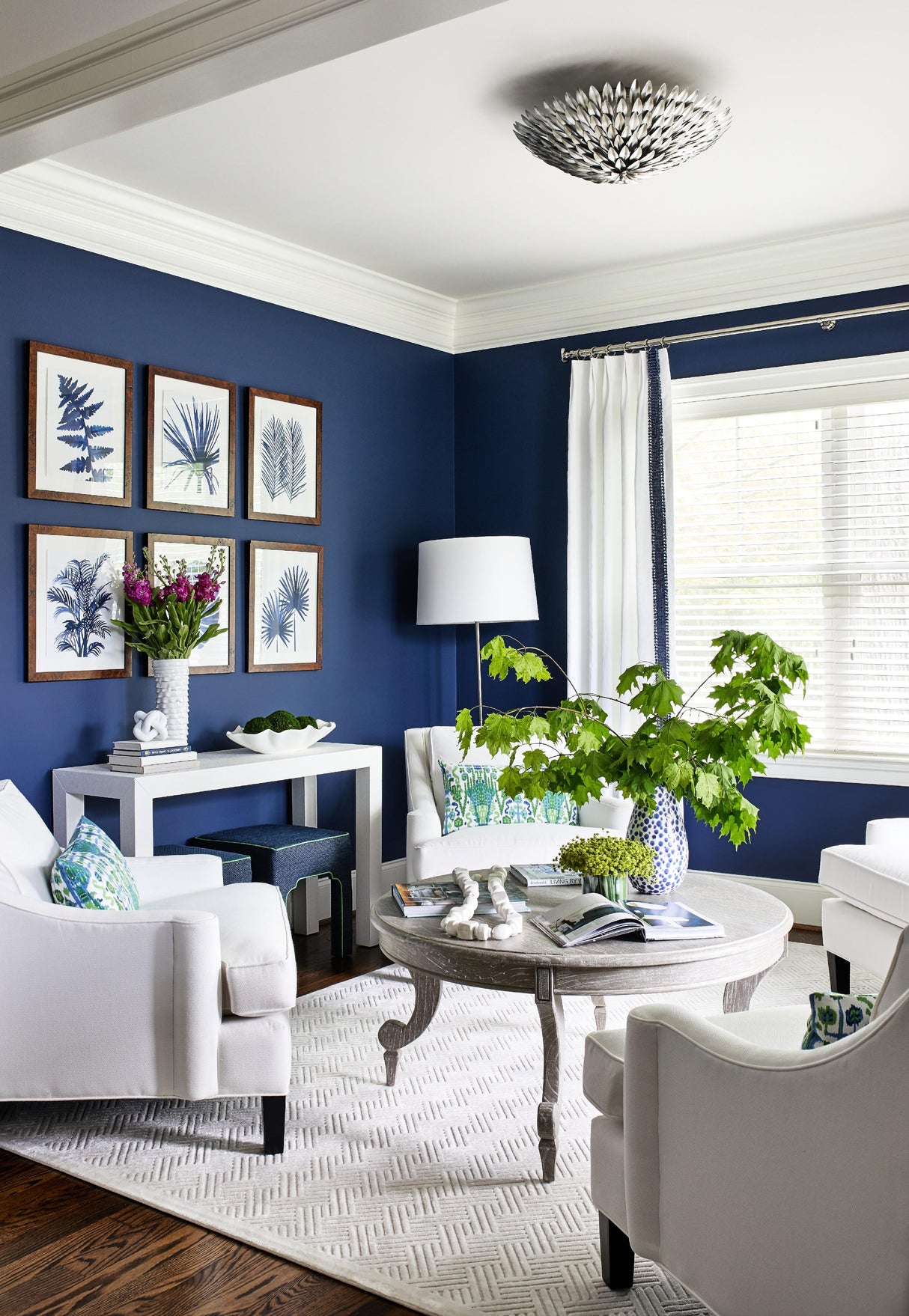 Crystorama Broche 6 Light Antique Silver Flush Mount